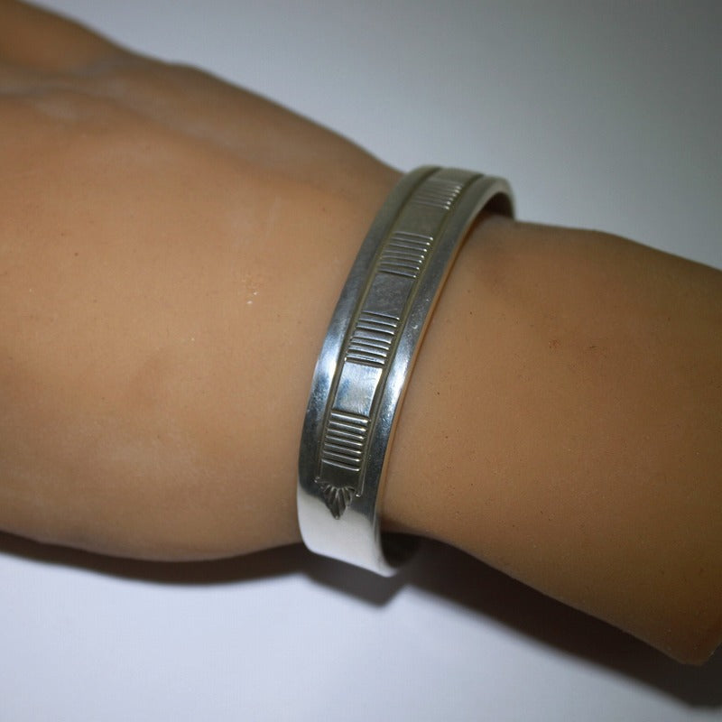 브루스 모건 실버 팔찌 5-3/4인치