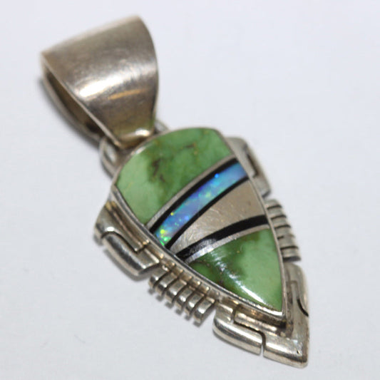 ストーンウィーバーペンダントとイヤリングセット