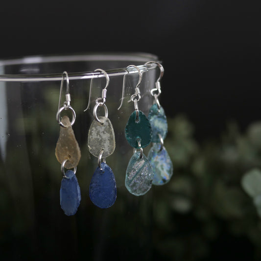 Orecchini con Filo di Vetro Romano