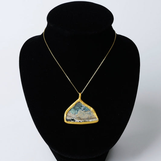 Autentico Pendente in Vetro Romano