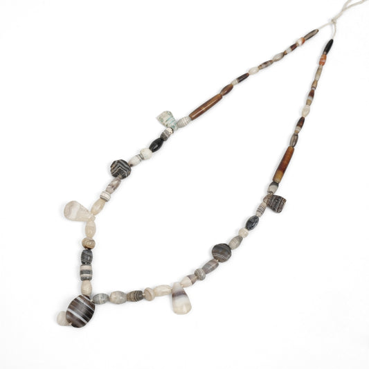 Striped Agate Beads Strand