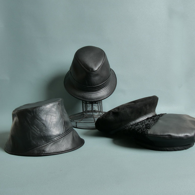 Leather Mannish Hat【Online Exclusive】
