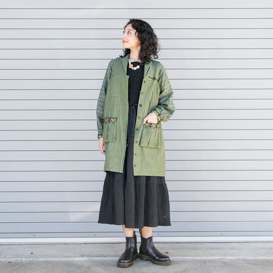 コットン・ミリタリー3ウェイ・コート