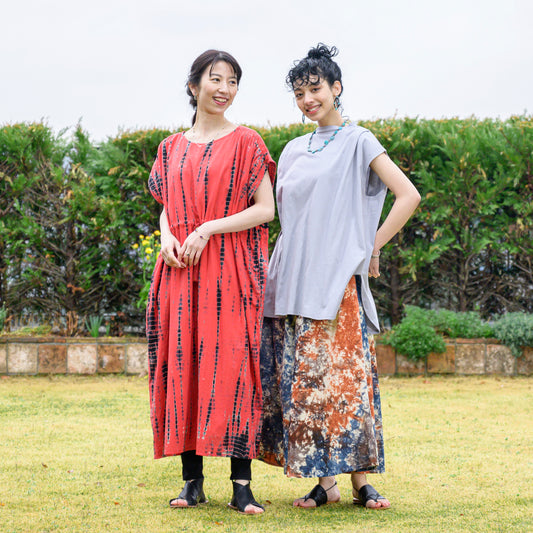 コットン・タイダイ・ワイド・パンツ