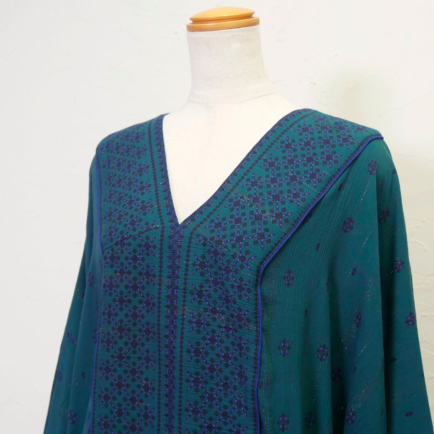 レーヨン ルレックス ノルディックプリント プルオーバー