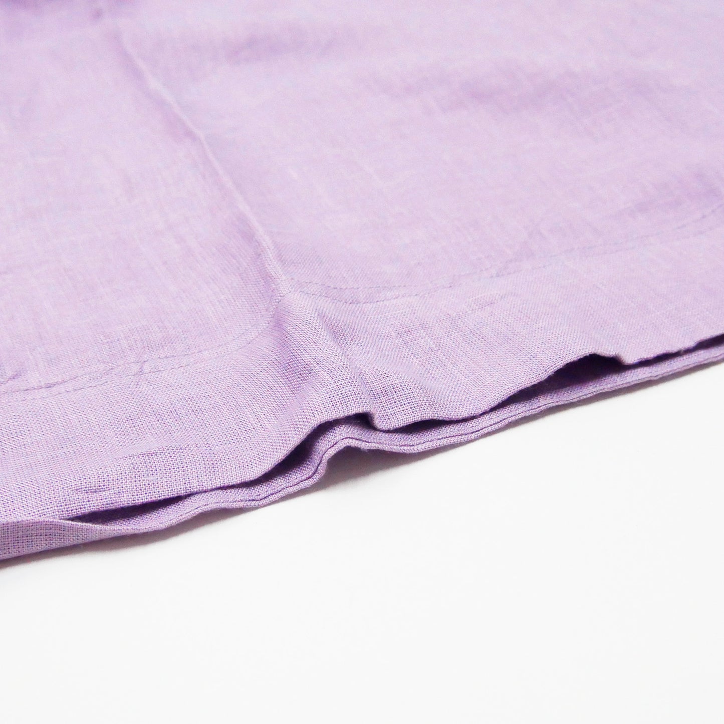 リネンスタンドカラーロングブラウス