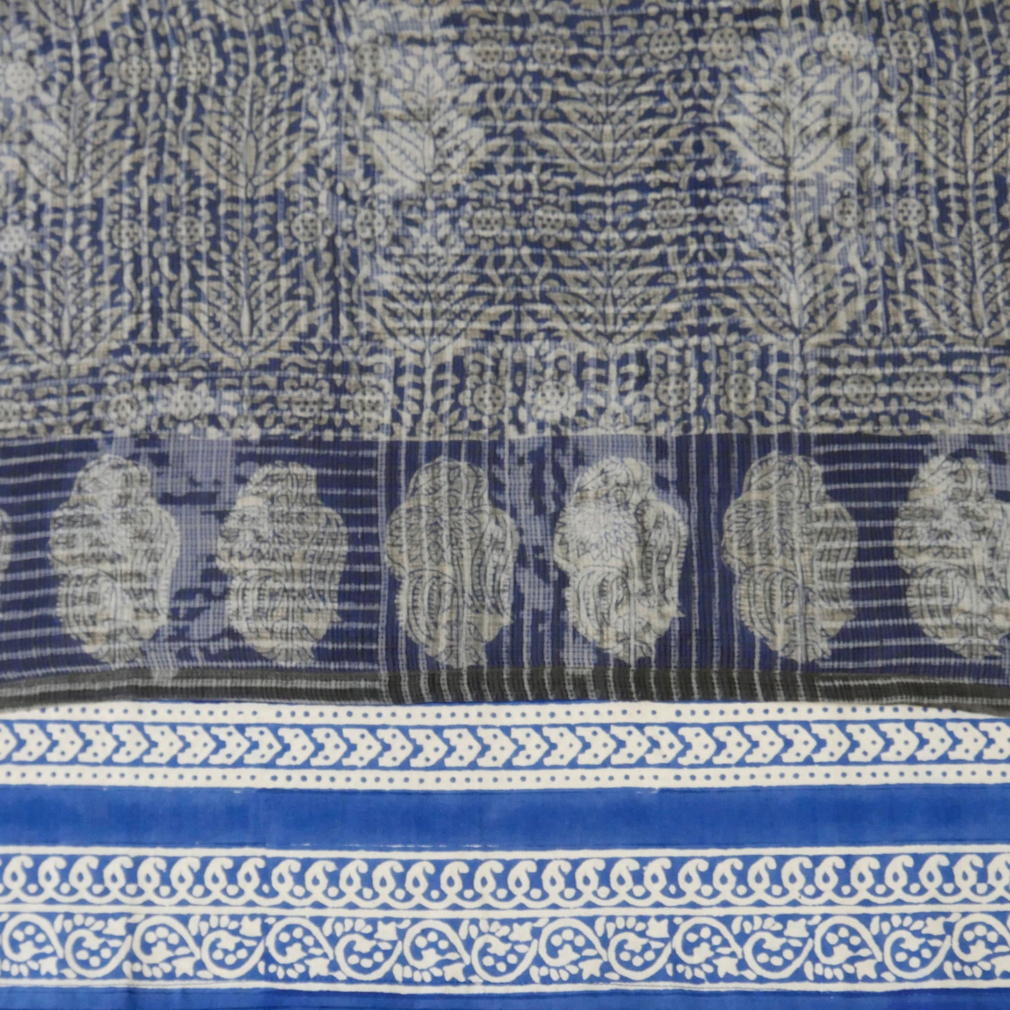 コットン単色プリントレイヤードプルオーバー