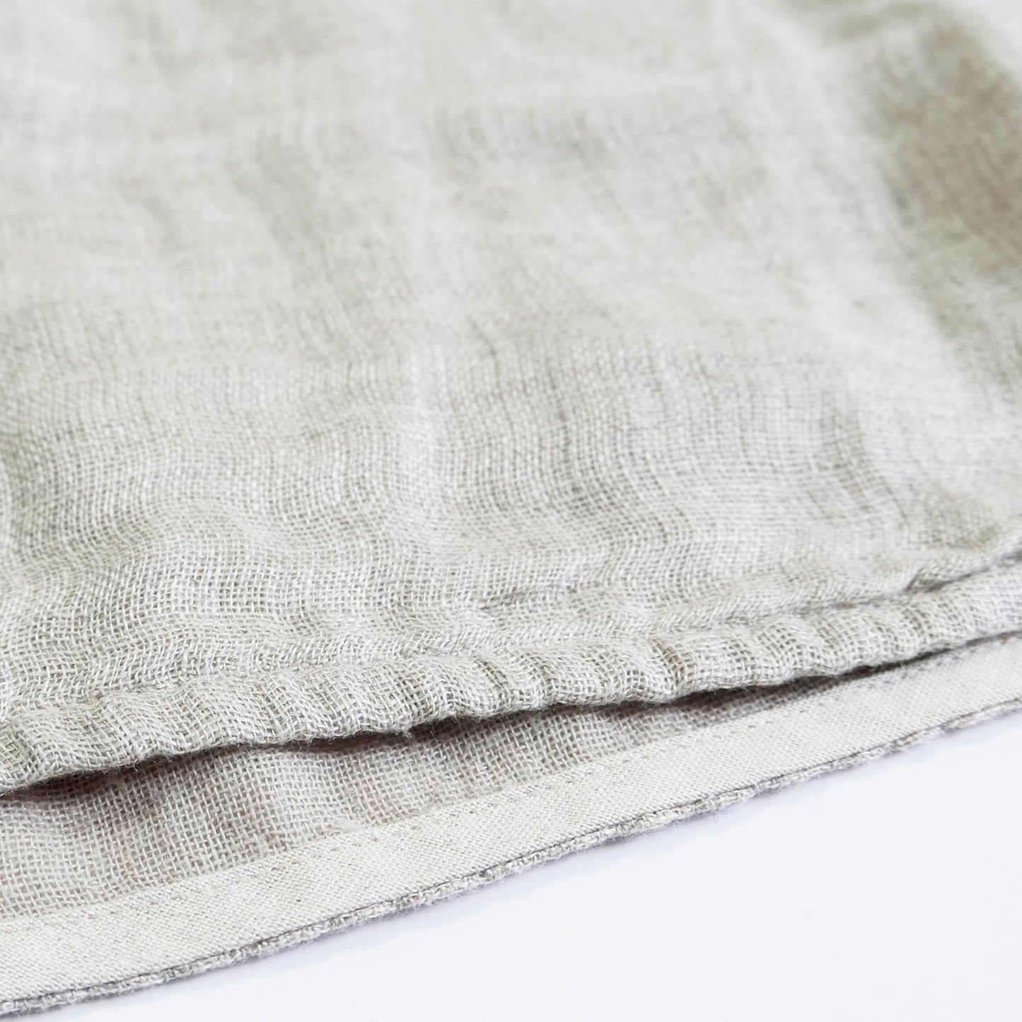 リネンコットンダブルガーゼシャツ