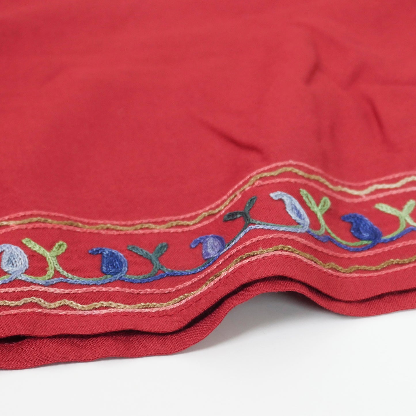 Rayon Ari Embroidery Keyhole Leeg na Damit