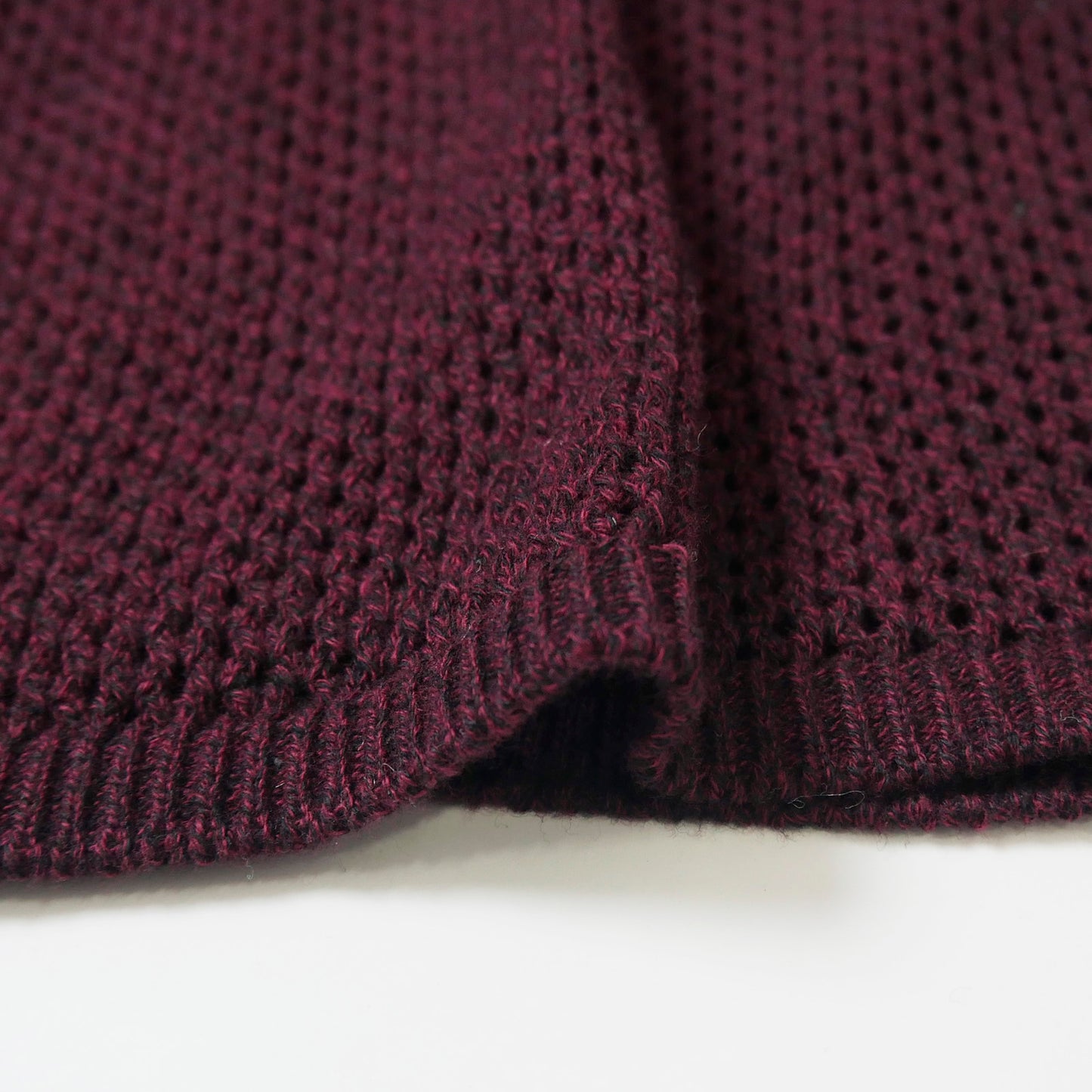 सूती फीता बुना हुआ मेष ब्लाउज