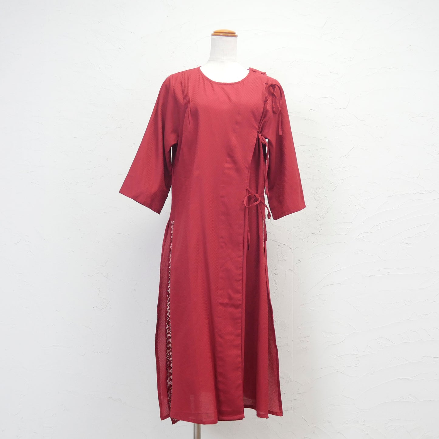 コットン・ドビー・ストリング・ブラウス