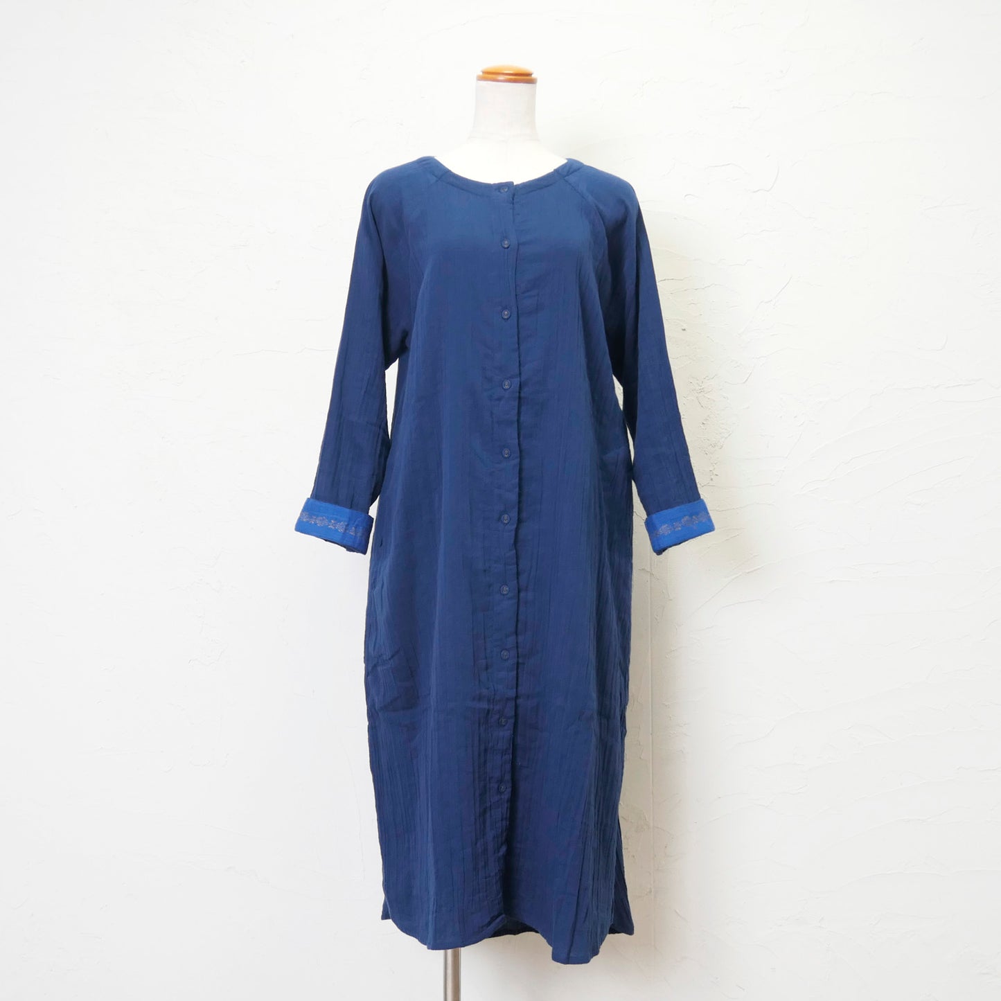 सूती डबल गॉज रैगलैन ड्रेस