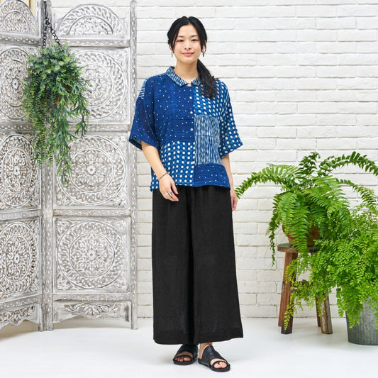 Linen Wide Pants N