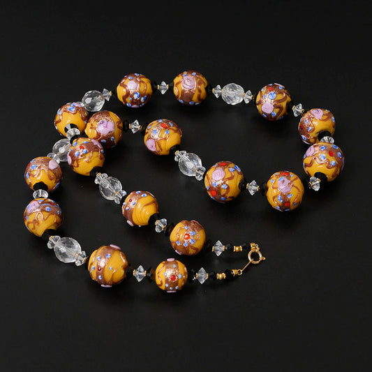 ヴィクトリア朝のビーズネックレス