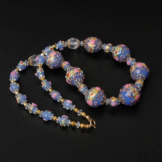 ヴィクトリア朝のビーズネックレス