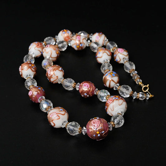 ヴィクトリア朝のビーズネックレス