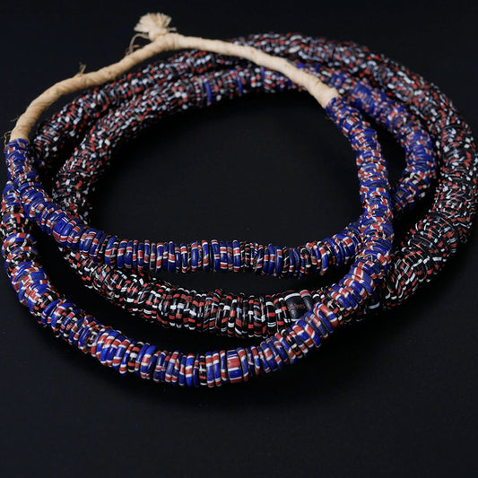 ヴェネチアンケインガラスビーズストランド