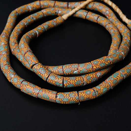 Millefiori Glass Beads Strand
