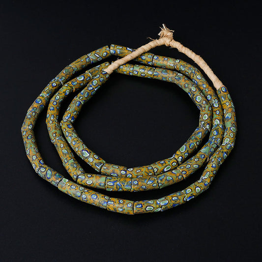 ミルフィオリガラスビーズストランド