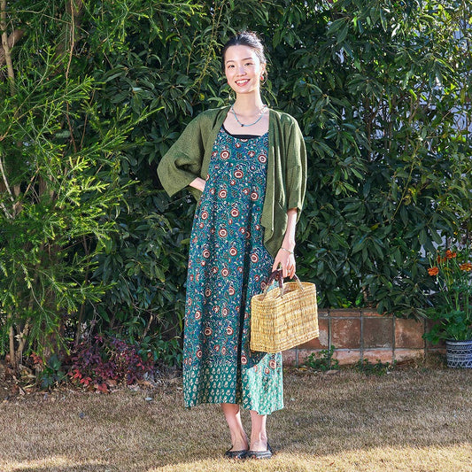 Rayon Jacquard Cardigan