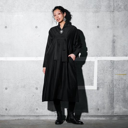 Cotton Silk Shawl Dress