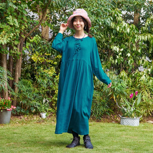 Rayon Ribbon Dress