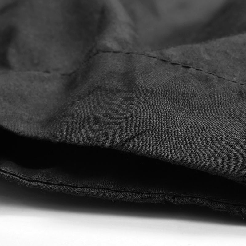 Cotton Silk Tuck Pants