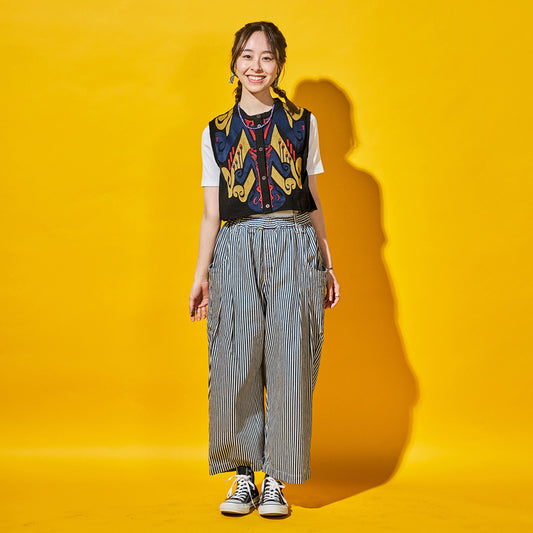 Cotton Egyptian Embroidery Vest