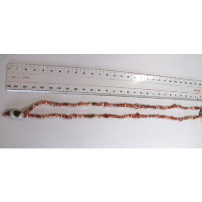 Bracelet de perles de cornaline gravée