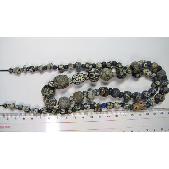 Ancient Islamic Eye Beads Strand