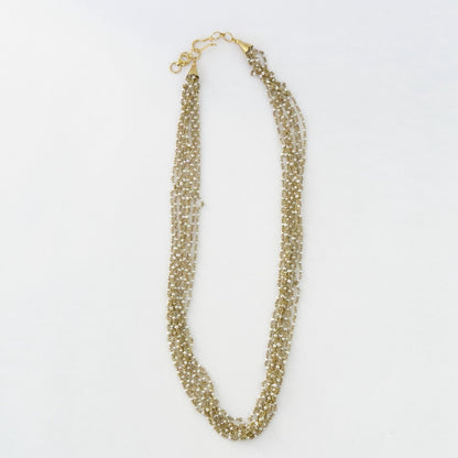 Ожерелье из нескольких нитей с жемчугом Басра (18К)