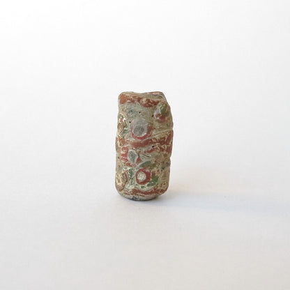 Ancient Islamic Mosaic Cylindrical Bead