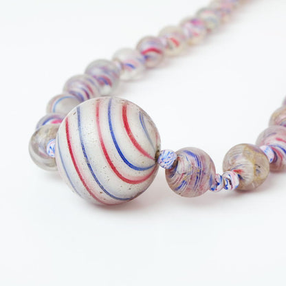 German Marble Beads Strand