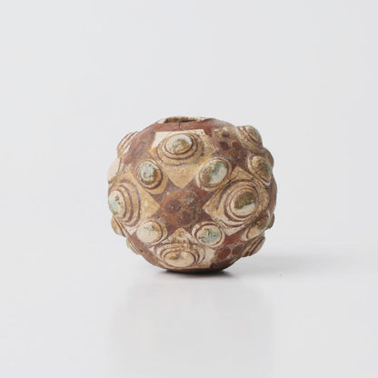 Antike chinesische Fayence-Perle aus der Zeit der Streitenden Reiche