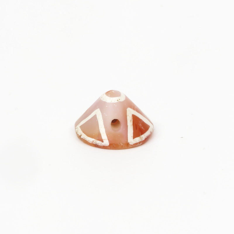 Etched Carnelian Bead