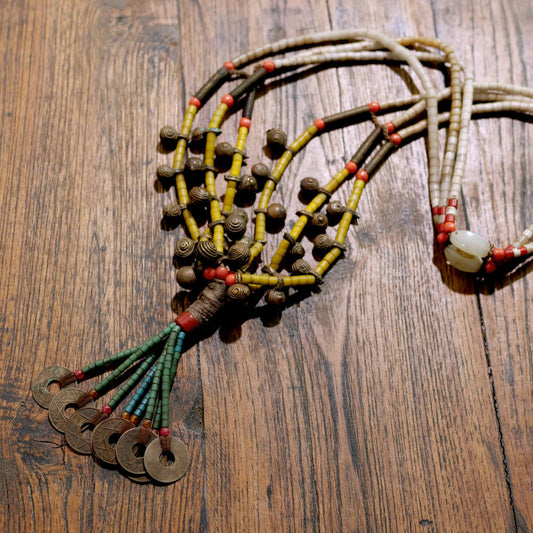 Ghana Multi-Strand Bead Necklace