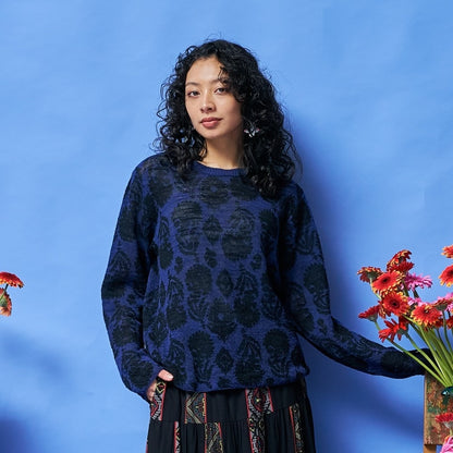 Silhouette Floral Pullover