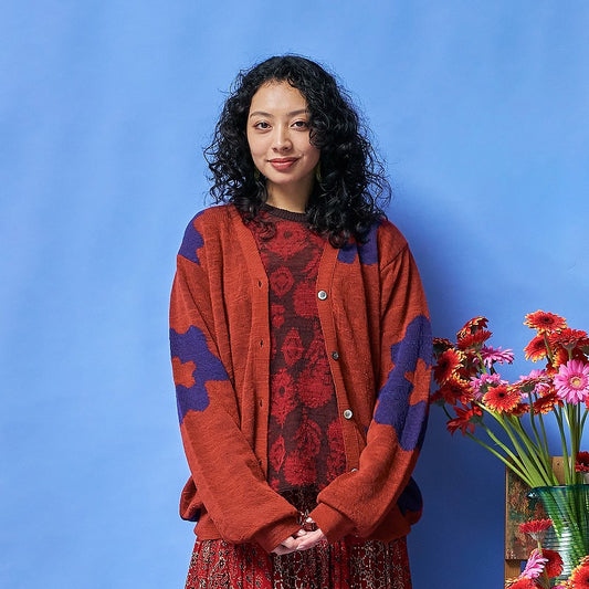 Big Flower Cardigan