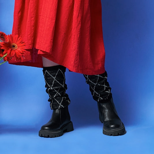 Rhombus Leg Warmers