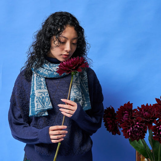 Bamileke-Style Mini Stole