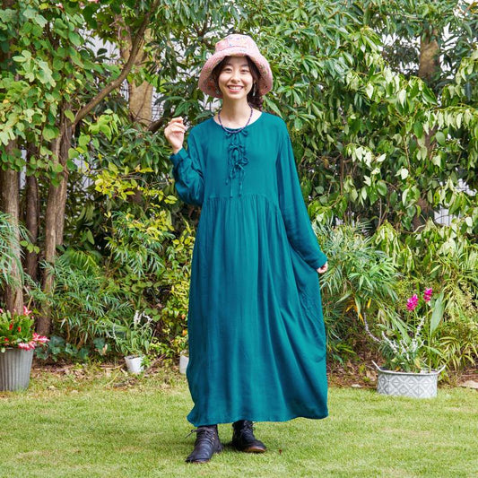Rayon Ribbon Dress
