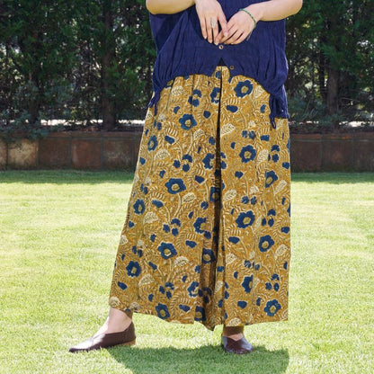 Bagru Floral Print Pants