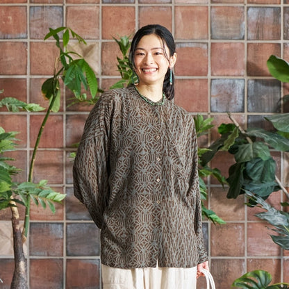 Block Print Combo Blouse