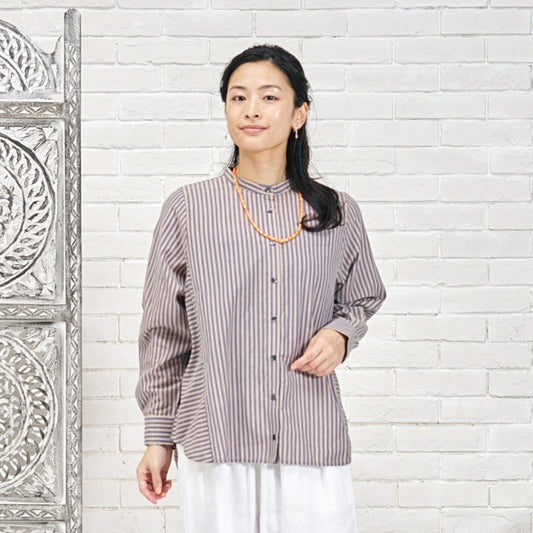 Stripe Panel Blouse
