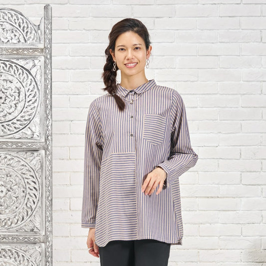 Stripe Accent Pullover N