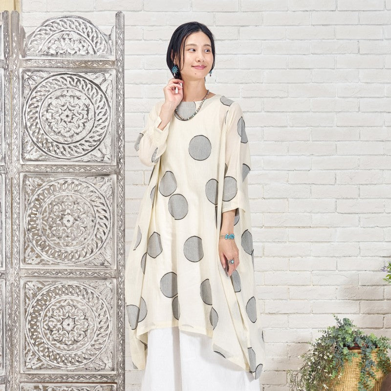Dot Jacquard Dress