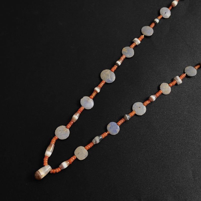 Old Lapis Beads & Carnelian Strand