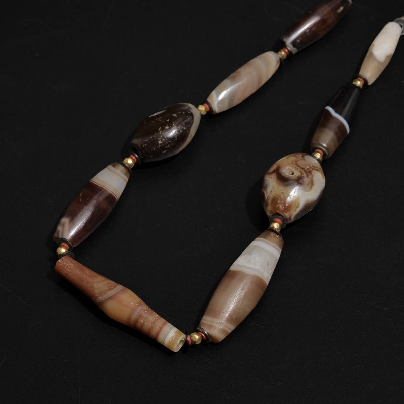 Bactrian Agate Beads Strand