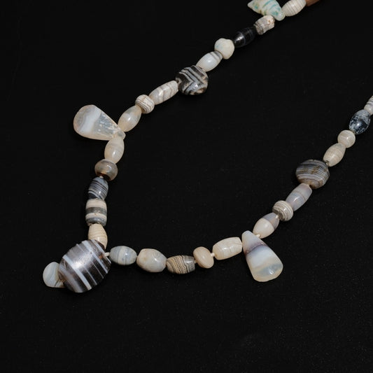 Striped Agate Beads Strand