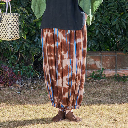 Tie-Dye Stripe Pants